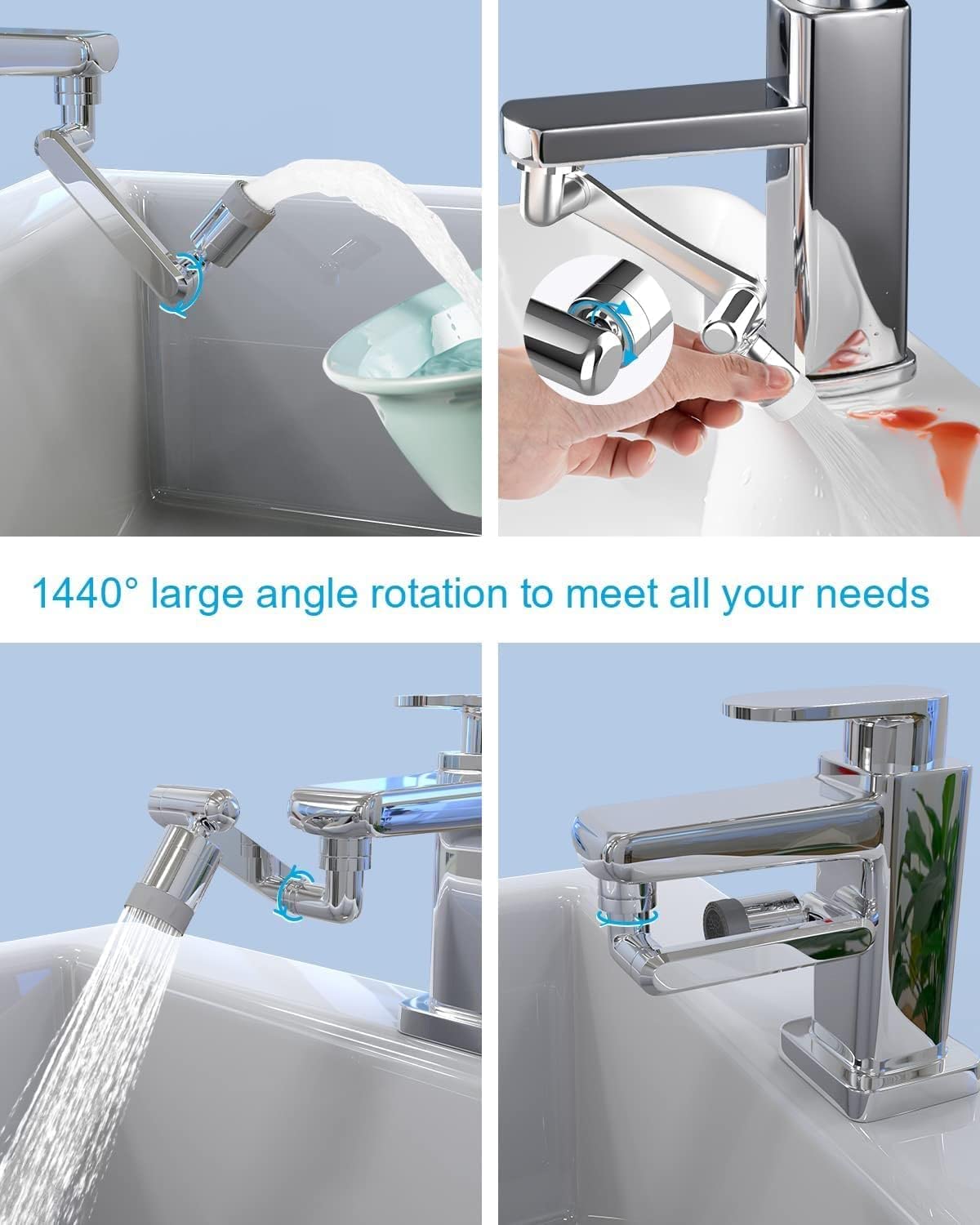 1080° Rotating Faucet for Sink