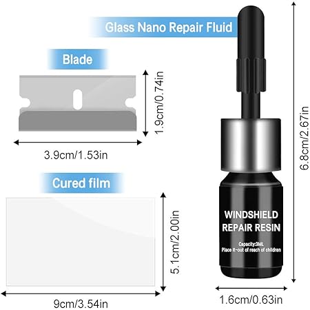 Car Windshield Crack Repair Resin Kit (PACK OF 2)