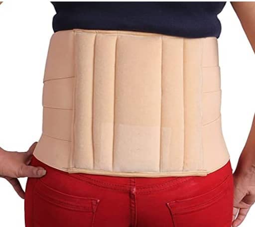 Lumbo Sacral Support Belt or brace (Waist & Back Support Belt) (BEIGE-XL)